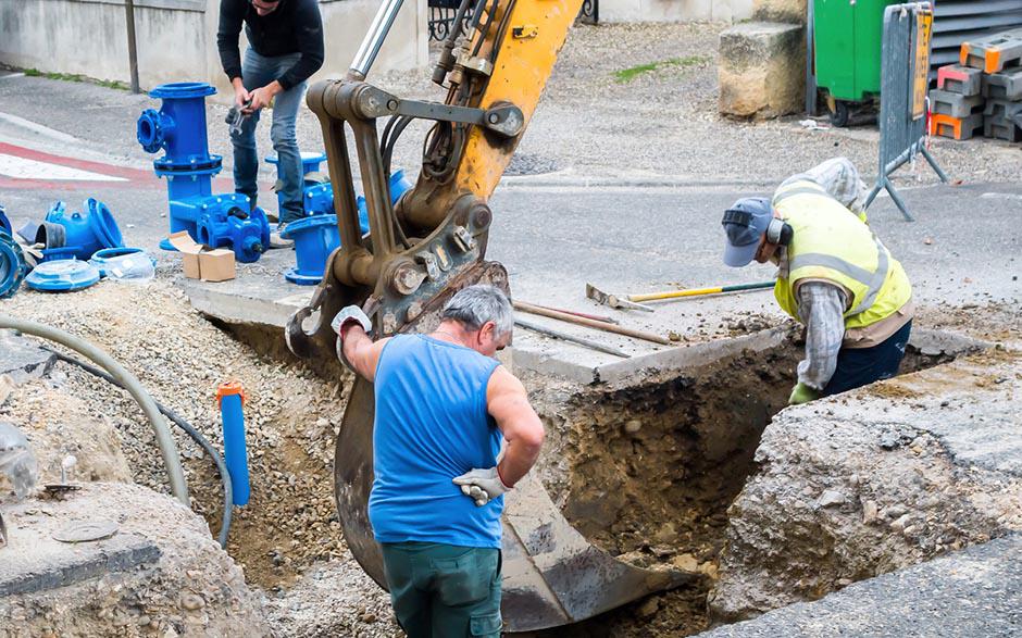 canalisation assainissement Saint-Pierre-du-Perray